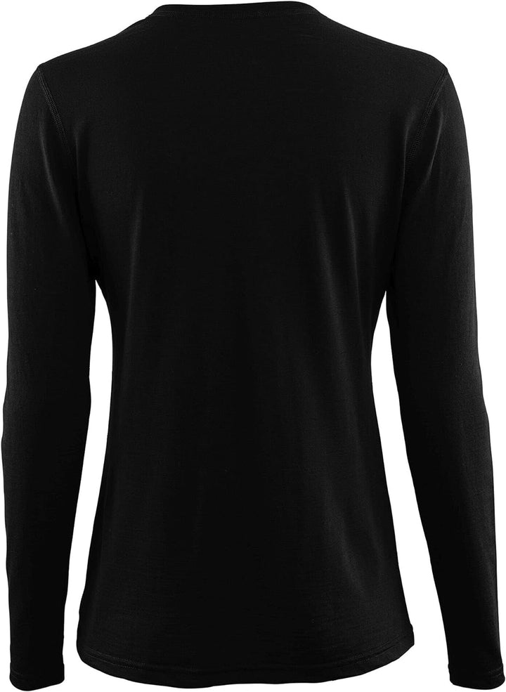 Aclima LightWool Langarm Unterhemd Damen schwarz