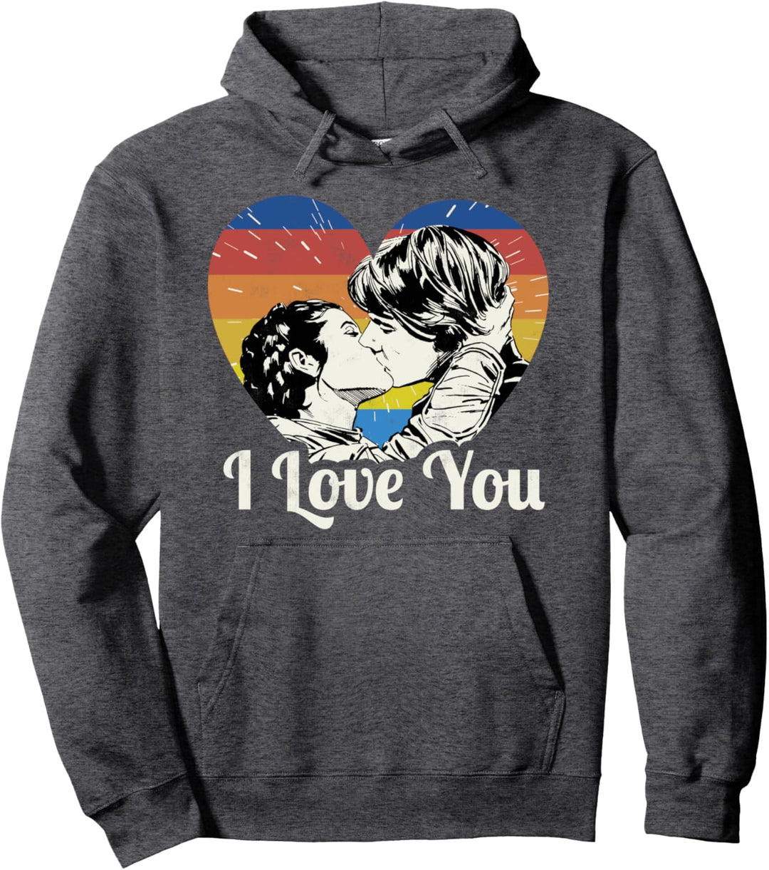 Star Wars Han Solo Princess Leia Cute Cartoon Style Pullover Hoodie
