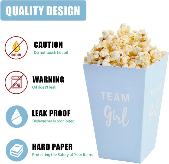 50 Stücke Popcorn-Boxen, Klein Tüten Candy Bar Box, Popcorn Container, Popcorntüten, Candy Container