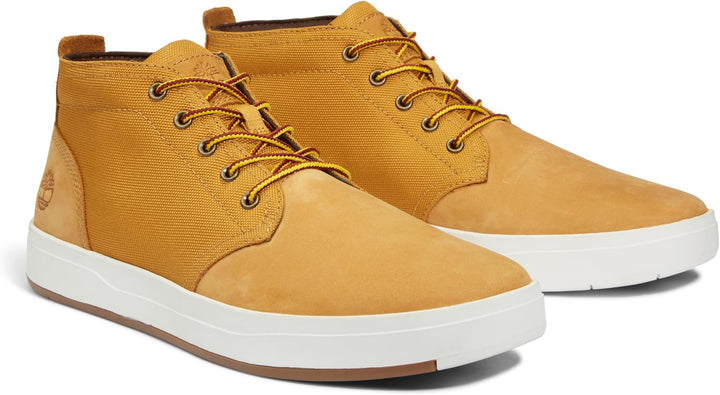 Timberland Herren Davis Square F/L Chukka Trainers and Sneakers Shoes 40 EU Wheat, 40 EU Wheat