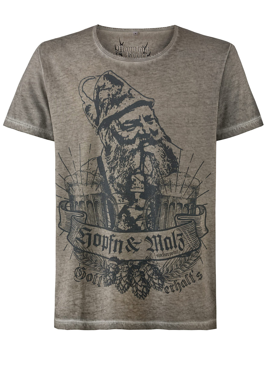 Stockerpoint Herren Ignaz Trachtenshirt S Stein, S Stein