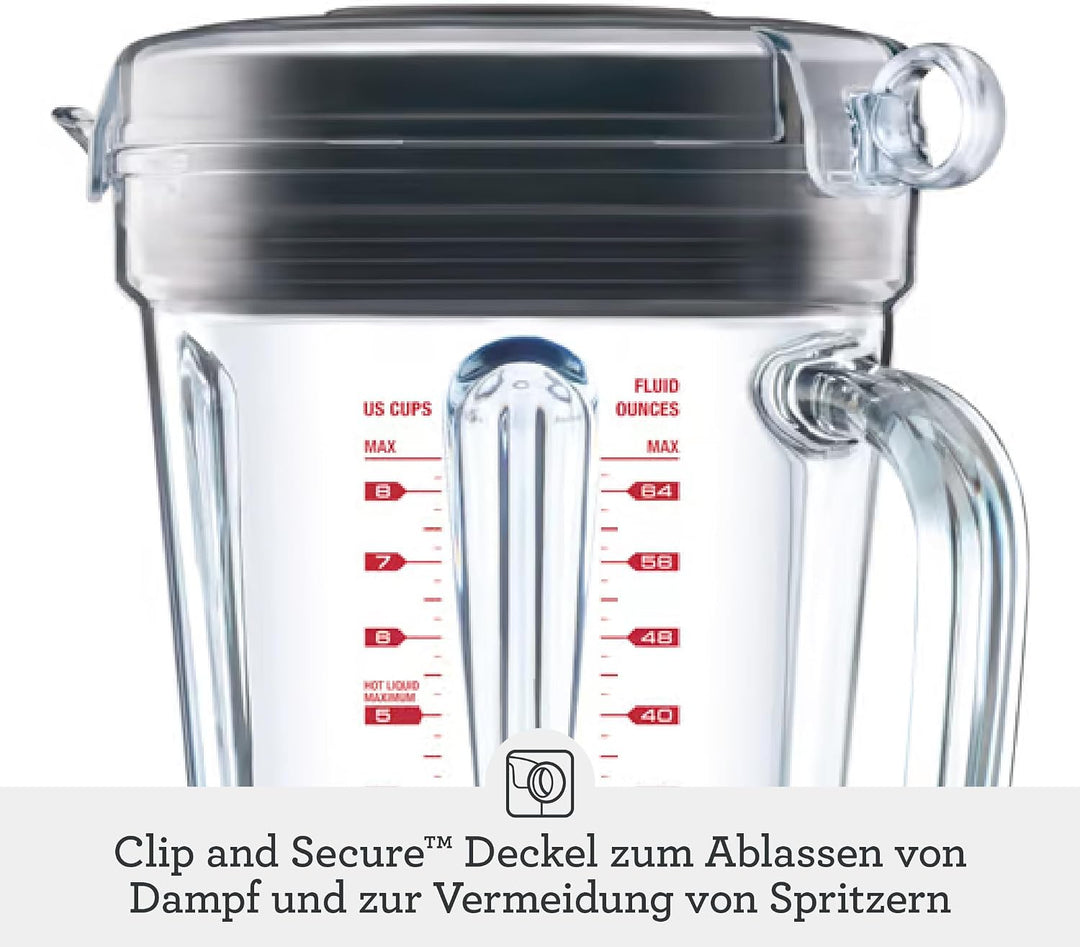 Sage - The Q - Schneller, leistungsstarker Mixer - 2400 W Standmixer, 4 One-Touch-Programme, 300 km/