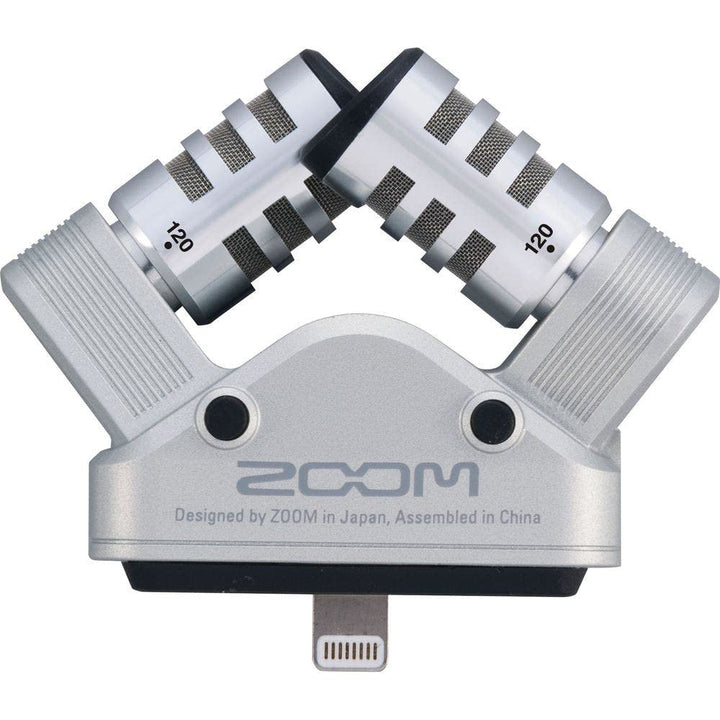 Zoom iQ6 XY Stereo Mikrofon für iPhone/iPad – optimierte Stereo-Aufnahmen für Videos, Podcasts, Musi