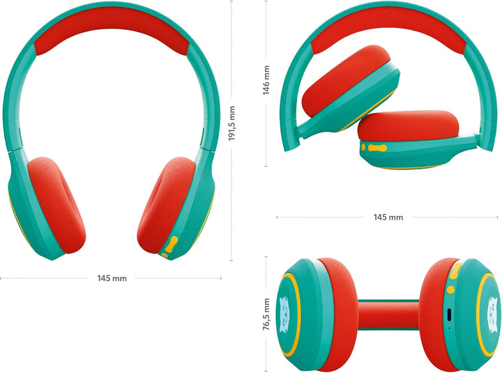 tigerbuddies Bluetooth Kinderkopfhörer | grün, grün