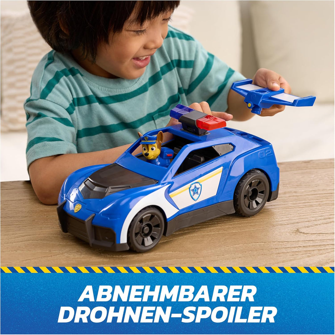 PAW PATROL - Search & Rescue: Launch N Rescue Cruiser, Extragrosses Fahrzeug mit Chase Figur, ca. 28