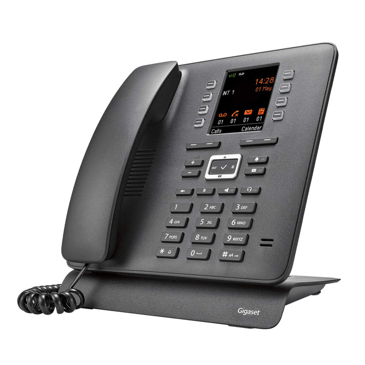 Gigaset T480HX - Tischtelefon zum schnurlosen Anschluss an DECT-Basis oder Router - grosses Farbdisp