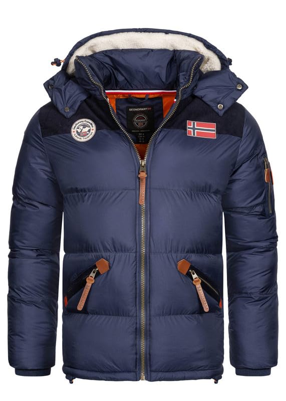 Geographical Norway Celian Men - Winterjacke Herren Warme Steppung Mann Herbst Winter - Warme Mantel