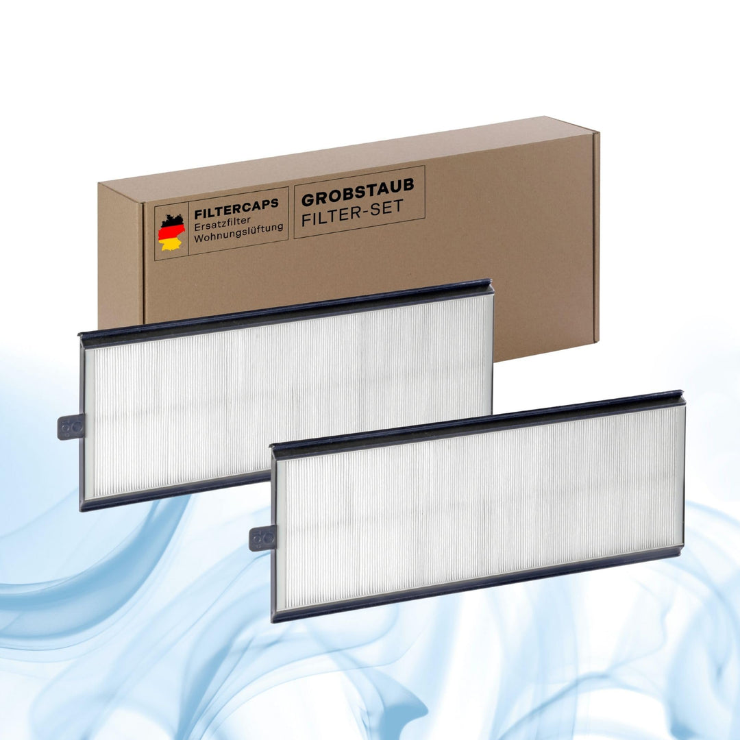 FILTERCAPS Filter für Zehnder ComfoAir 350, 500, 550 Ersatzfilterset 2X G4, Ersetzt ComfoAir 350/550