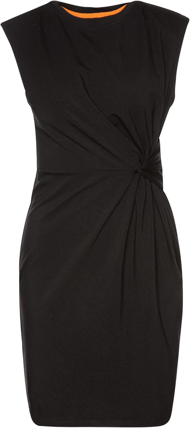 BOSS Women's C_Elaura Jersey_Dress, Black1, L
