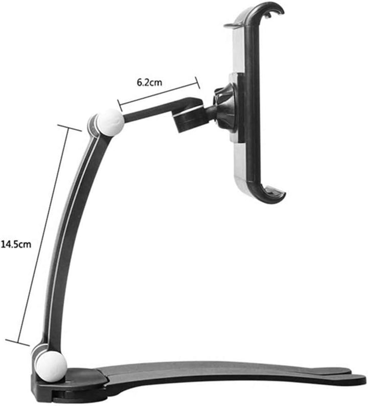 Tablet PC Handyhalter Zubehör Anti-Rutsch-Küchenständer Wandhalterung Tablet-Halter for 7-12 Zoll Ta