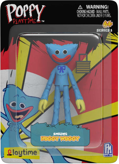 Bizak Poppy Playtime Huggy Wuggy Action-Figur, 13 cm, mit einem Zubehör wie im Videospiel, Verschied