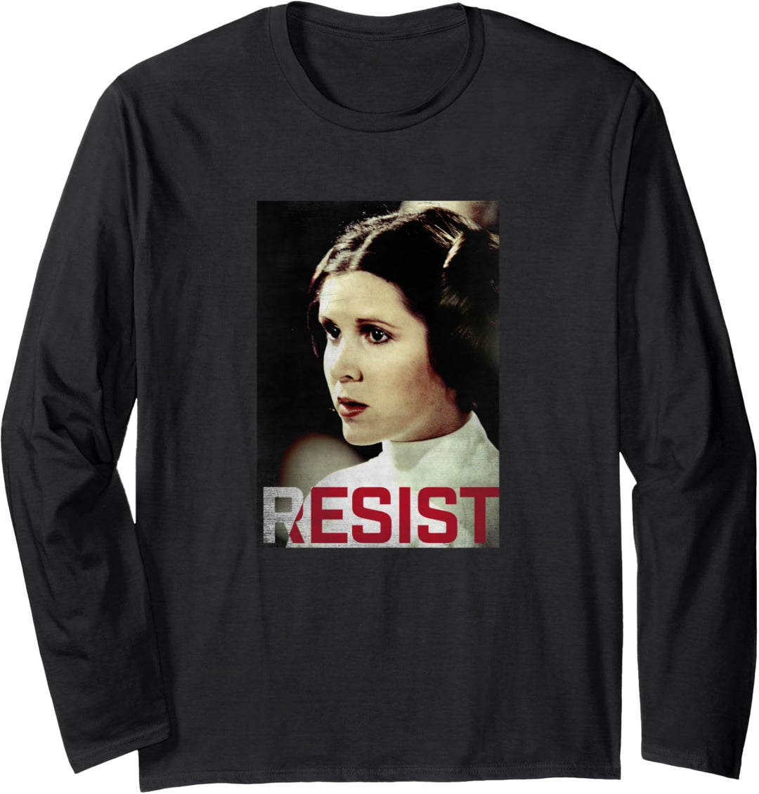 Star Wars Princess Leia RESIST Poster Langarmshirt