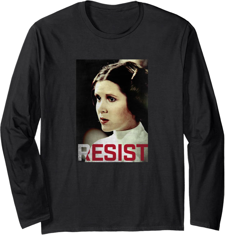 Star Wars Princess Leia RESIST Poster Langarmshirt