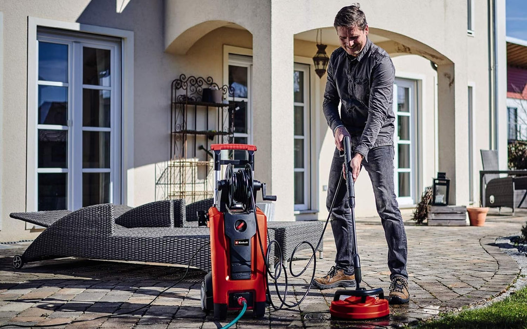 Einhell Original Flächenreiniger Hochdruckreiniger-Zubehör (Durchmesser 30 cm, Reinigungsmitteltank,
