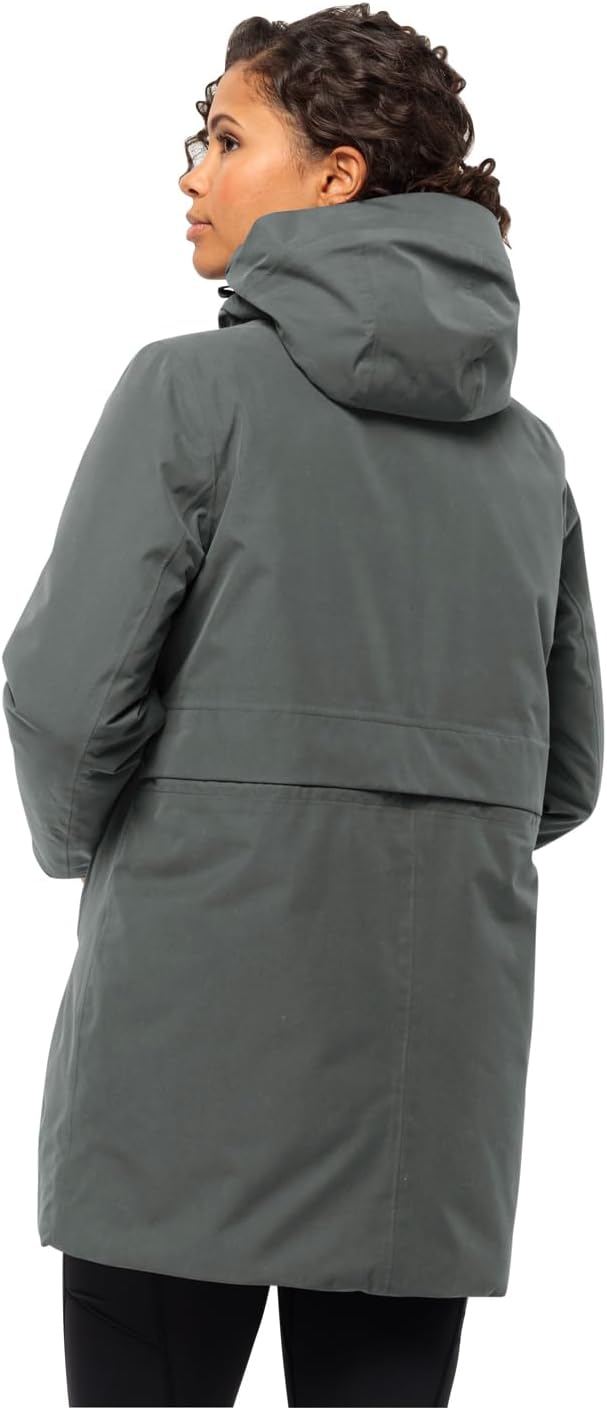 Jack Wolfskin Damen Salier Coat Coat XL slate green, XL slate green