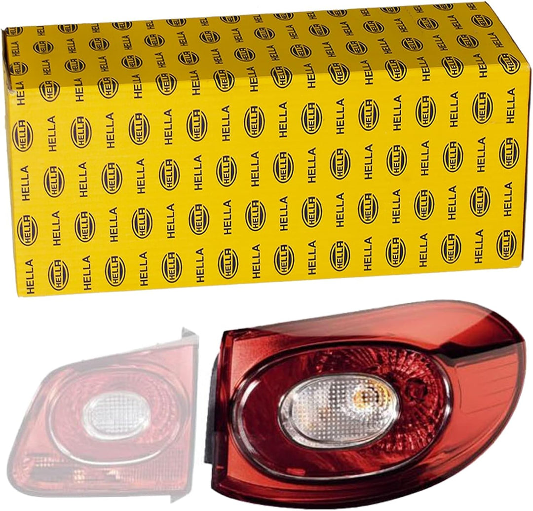 HELLA 2SD 009 691-091 Heckleuchte - Glühlampe - weiss/rot - äusserer Teil - links - für u.a. VW Tigu