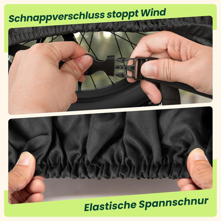 IPSXP Fahrradabdeckung,Schwergewicht 210D Oxford Fahrrad Abdeckungen Wasserdicht,Wasserdicht, Schnee