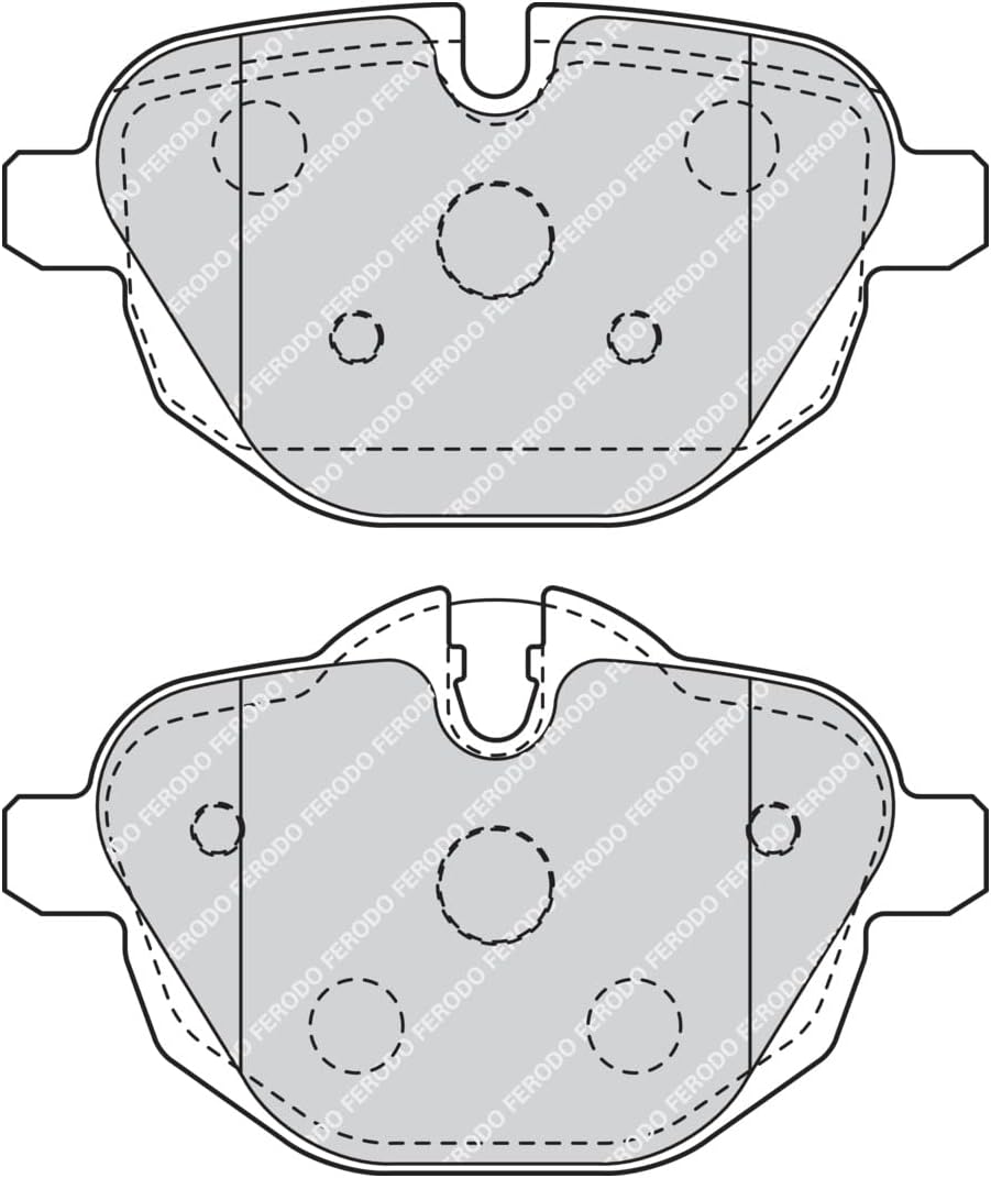 Ferodo FDB4376 PREMIER Bremsbelagsatz, Scheibenbremse - (4-teilig) - (4 Stück)