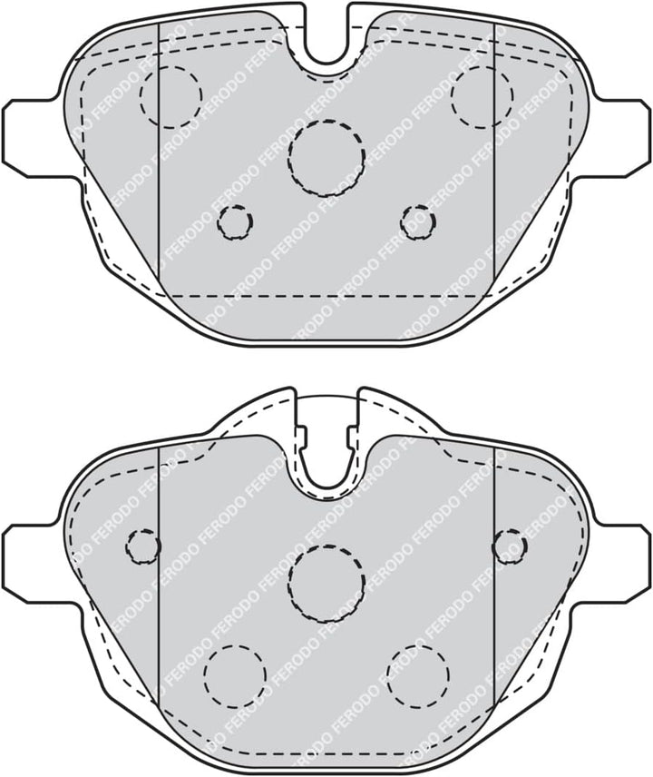 Ferodo FDB4376 PREMIER Bremsbelagsatz, Scheibenbremse - (4-teilig) - (4 Stück)