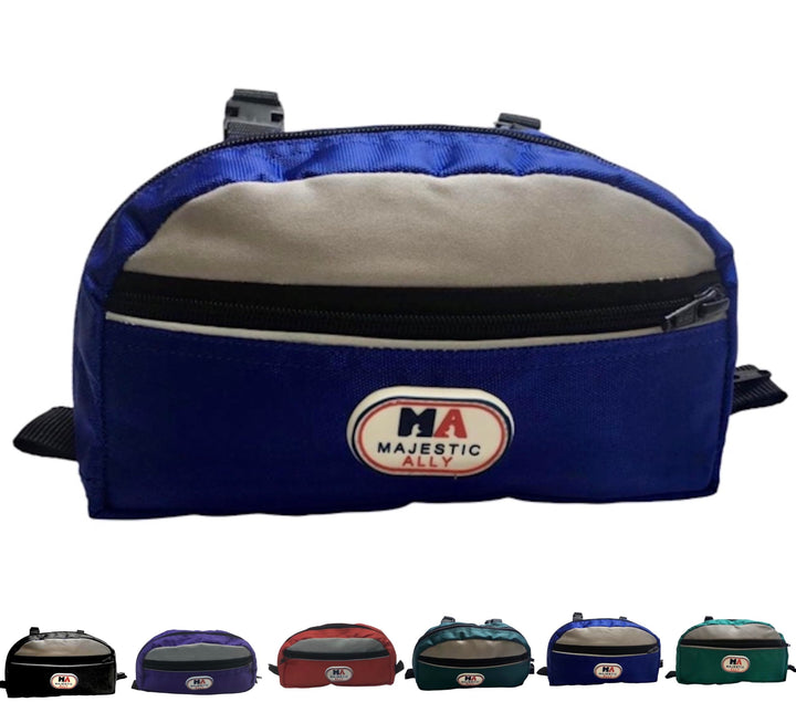 Majestic Ally Satteltasche für Westernsattel, reflektierend, aus Nylon, Königsblau Einheitsgrösse Kö