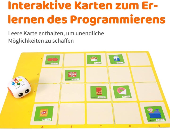 MatataStudio Aktivitätsbox für Tale-Bot Pro Kinder Roboter mit 6 Doppelseitige Interaktive Karten(10