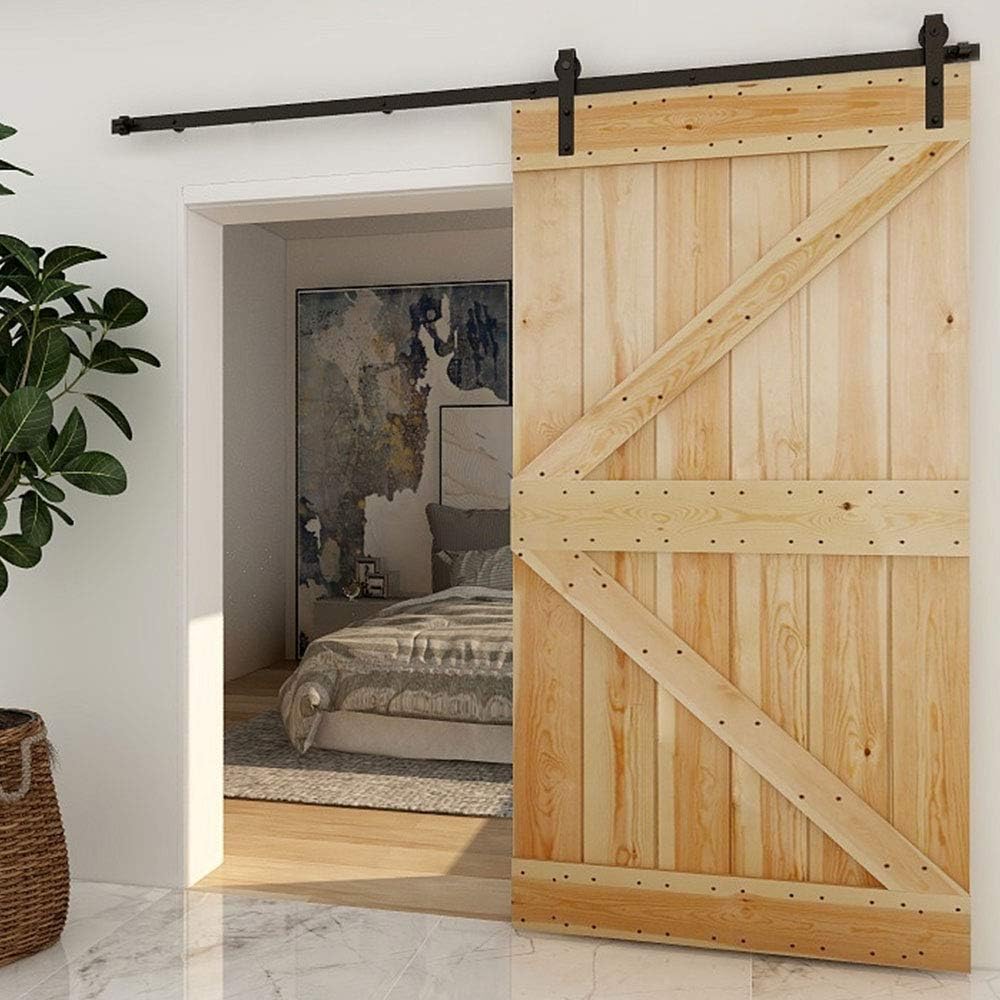Türzubehör aus Karbonstahl, für 1,5 m, Schienen-Set, für Holztüren, 10 m