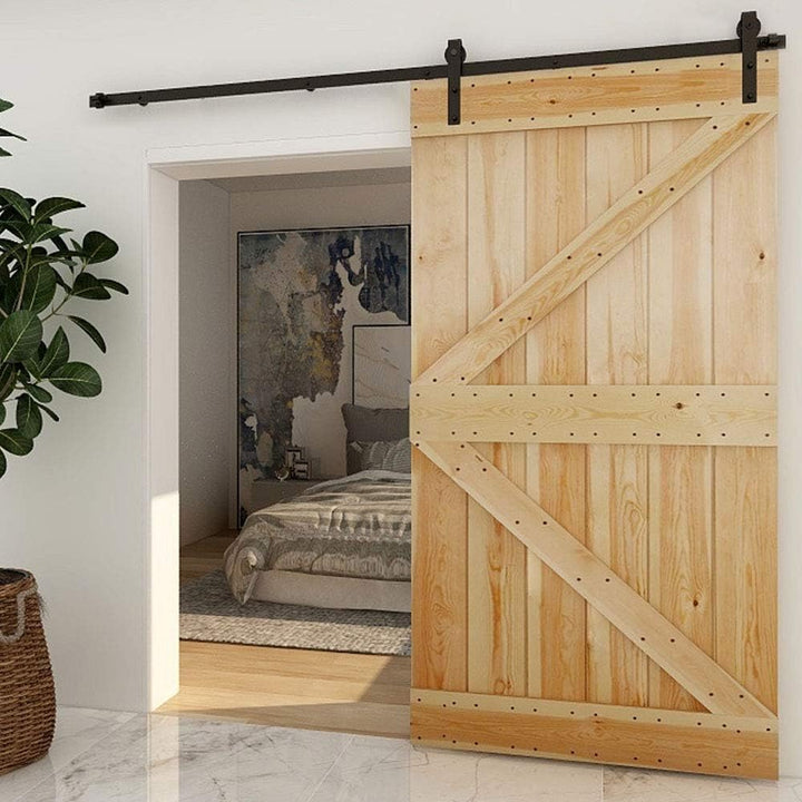 Türzubehör aus Karbonstahl, für 1,5 m, Schienen-Set, für Holztüren, 10 m