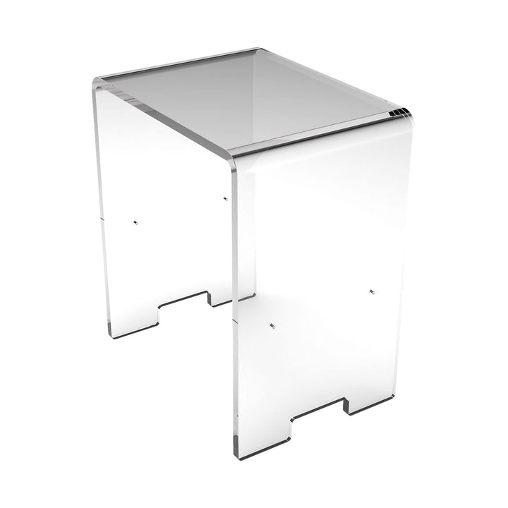 Agplex - Duschhocker aus Acrylglas - Transparentes Design, ideal für Bad und Flur oder Eingangsberei