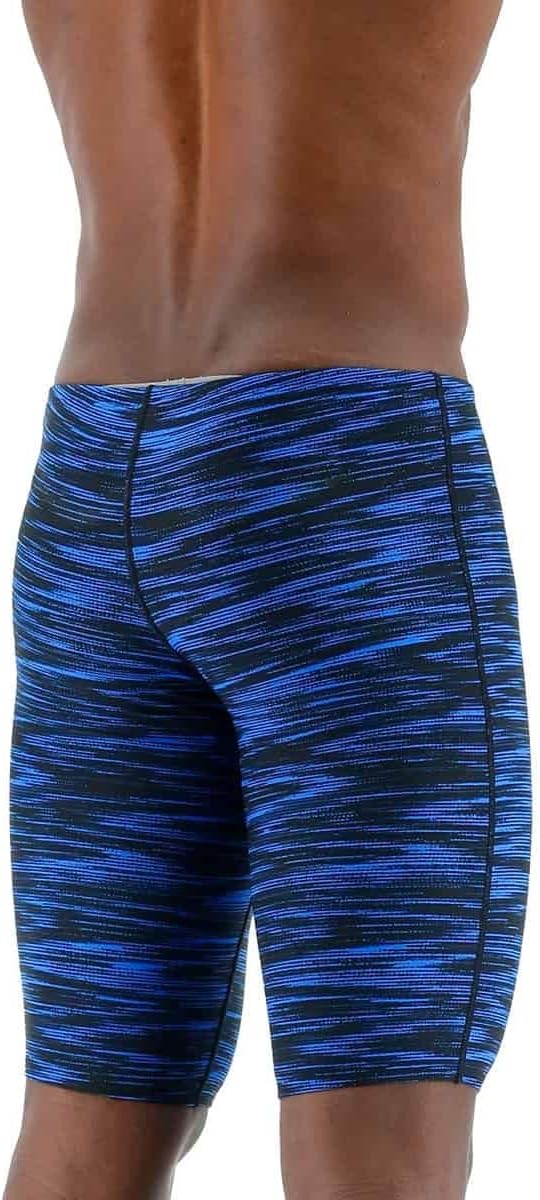 TYR Herren Durafast Elite Athletic Jammer Badeanzug Badehose 36 Blue Fizzy, 36 Blue Fizzy