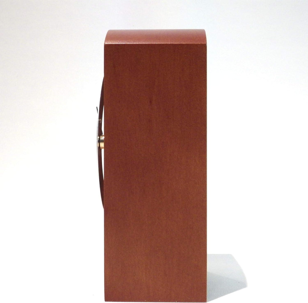 Hermle 23015-160721 Moderne Skelett-Tischuhr, Kirschbaum Braun, 18cm x 9cm x 11cm 18cm x 9cm x 11cm