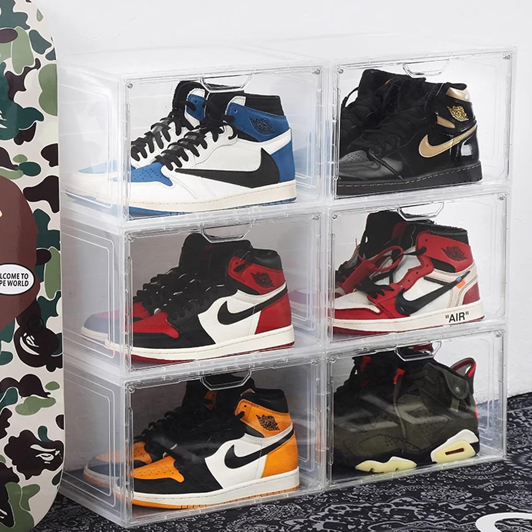 Schuhboxen Organizer-Schuhkartons durchsichtig,Transparent Schuhaufbewahrung für Sneakers und Turnsc