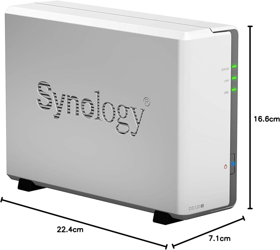 Synology DS120j 1-Bay 3TB Bundle mit 1x 3TB IronWolf ST3000VN007