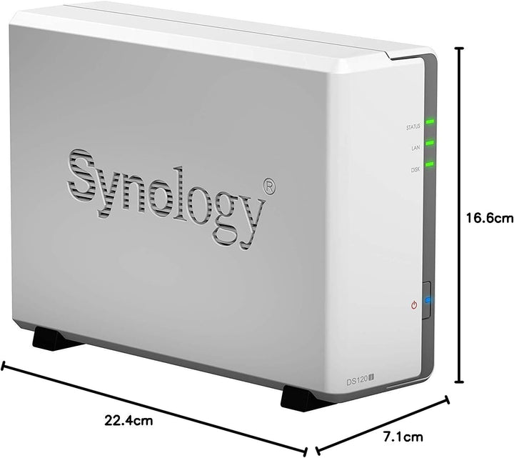 Synology DS120j 1-Bay 3TB Bundle mit 1x 3TB IronWolf ST3000VN007