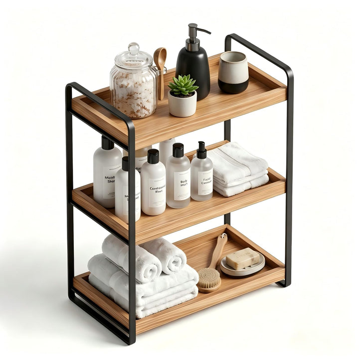 LEMIKKLE Kaffeebar-Zubehör und Kaffeetassenhalter, Küchenorganizer und -aufbewahrung, Gewürzregal-Or