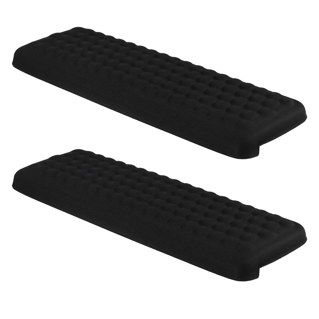 Handballenauflage Tastatur L-Form 2er Set, Memory-Schaum Handgelenk & Ellbogen Auflage mit Rutschsch