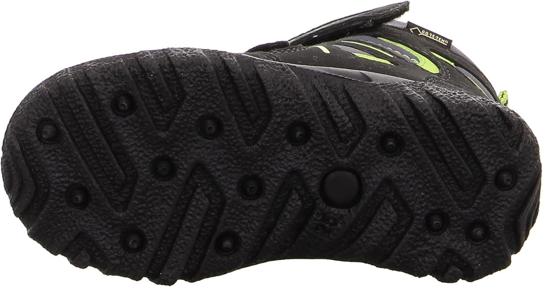 Superfit Jungen Husky Warm Gefütterte Gore-tex Schneestiefel 25 EU Schwarz Grün 0300, 25 EU Schwarz