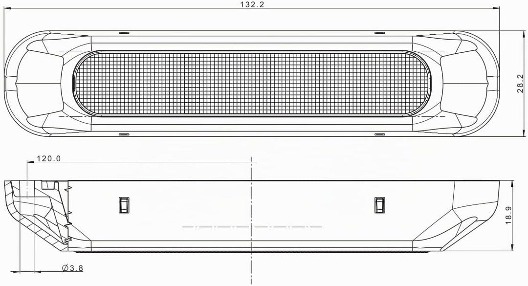 MelTruck® 2x Nebelschlussleuchte Nebelleuchte Nebellicht 12V 24V für LKW Anhänger E9 SET