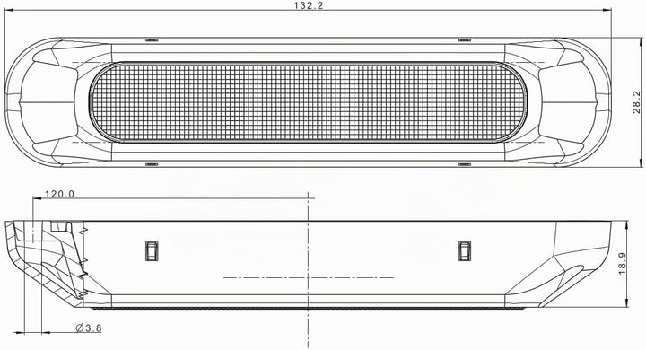 MelTruck® 2x Nebelschlussleuchte Nebelleuchte Nebellicht 12V 24V für LKW Anhänger E9 SET