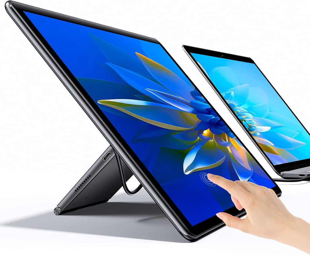 UPERFECT Portable Monitor Touchscreen, 15.6 Zoll Tragbarer Display 1920 x 1080 Full HD 2000:1 USB C