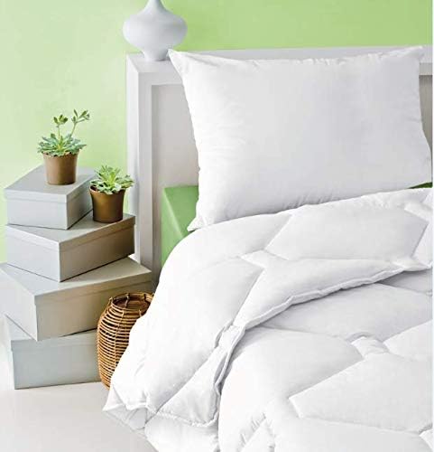 Abeil Kissen Bio Attitude Baumwolle weiss 45 x 70 cm 2 Stück 45 x 70 cm Set mit 2 Kopfkissen Glatt,