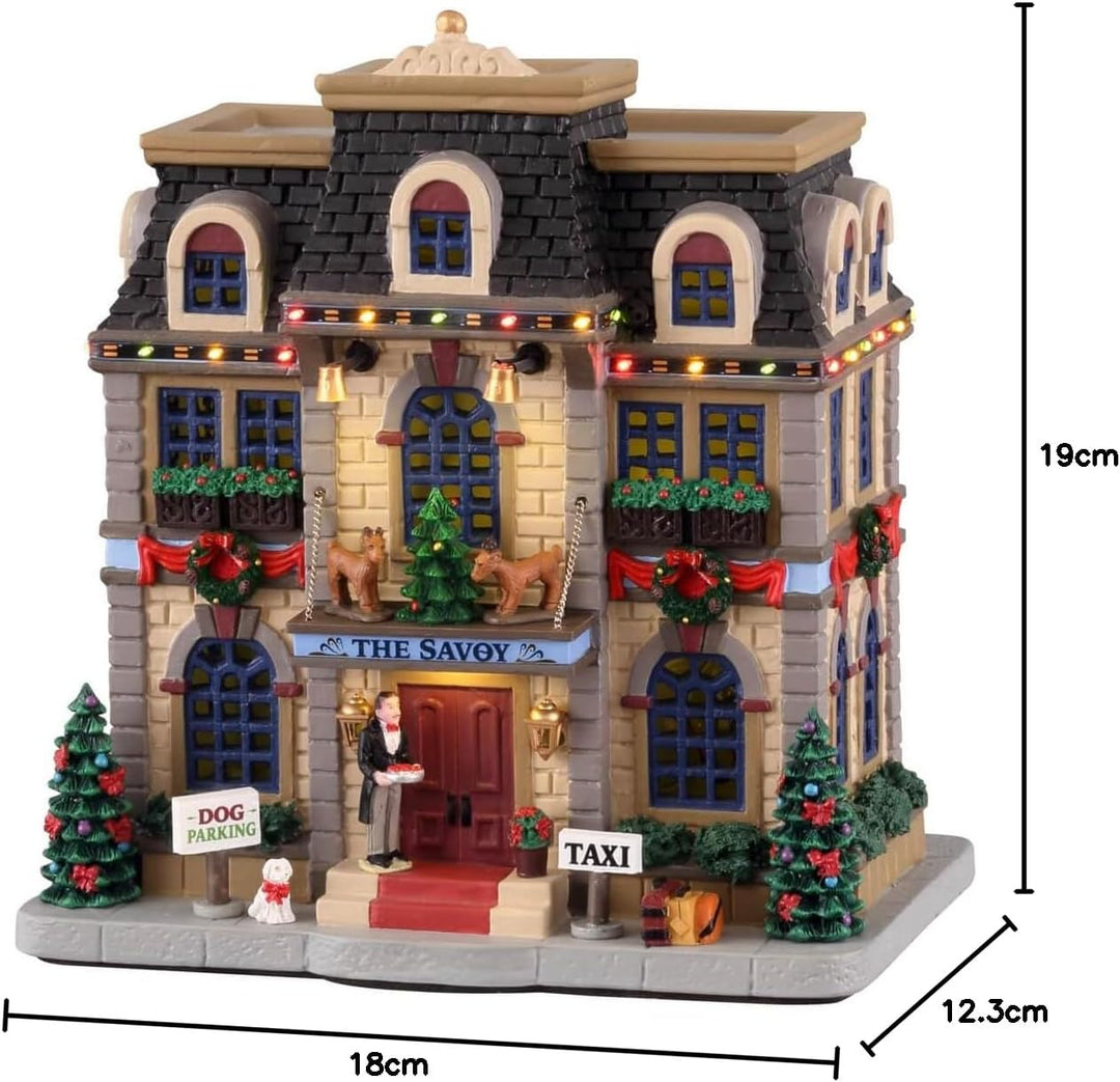 Lemax 15737-UK Caddington Village Lighted Building: Christmas at The Savoy