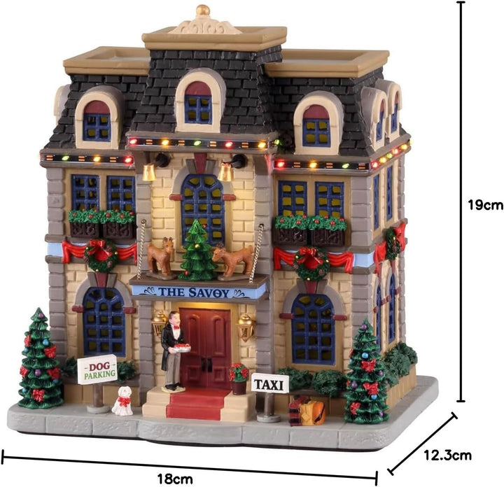 Lemax 15737-UK Caddington Village Lighted Building: Christmas at The Savoy