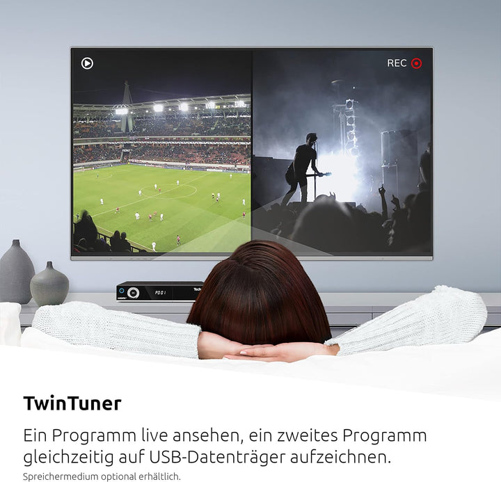 TechniSat DIGIT ISIO S3 - HD Sat-Receiver mit Twin-Tuner (HDTV, DVB-S2, PVR Aufnahmefunktion via USB