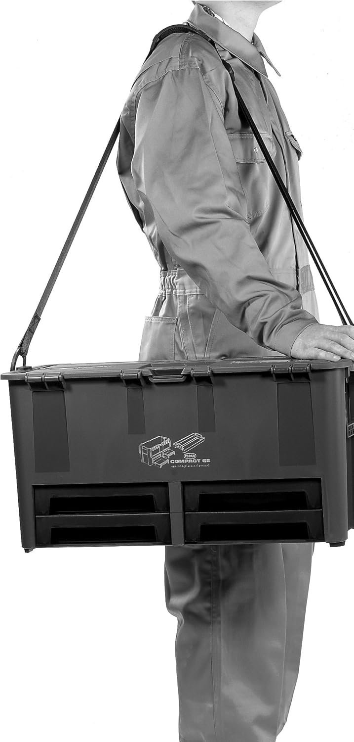 raaco 136600 Werkz-Koffer Werkzeugkoffer Compact 47, dunkelblau