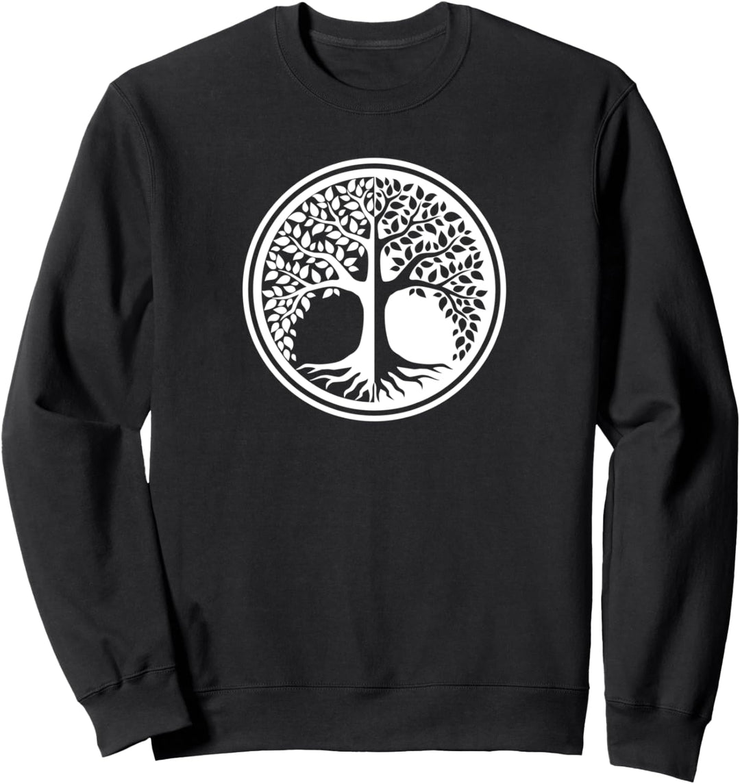 Lebensbaum - Baum des Lebens - Spirituelles Yin Yang Symbol Sweatshirt