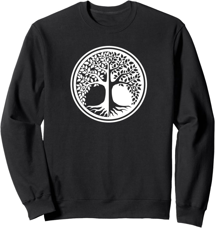 Lebensbaum - Baum des Lebens - Spirituelles Yin Yang Symbol Sweatshirt