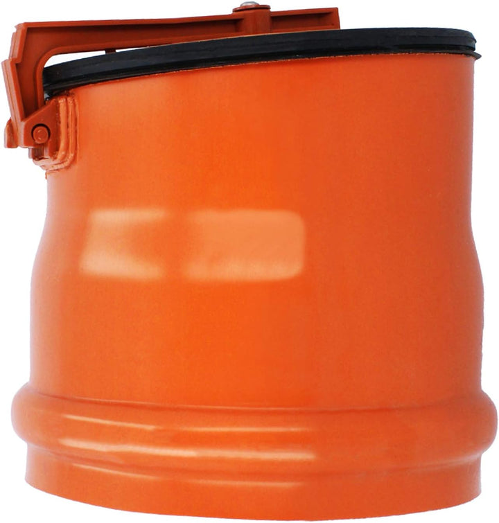 PEŠTAN Froschklappe Rückstauklappe Ø DN 200 mm Orange | Auslaufstück Für HT KG Dränage Rohr Kanal |