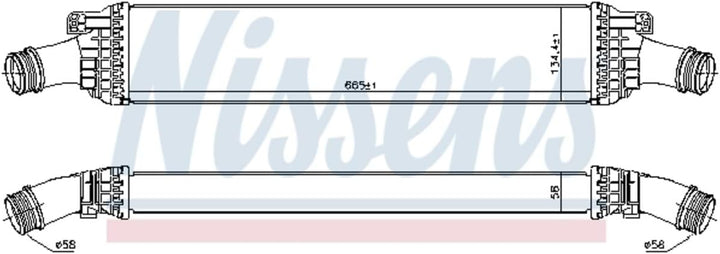 NISSENS 96567 Ladeluftkühler