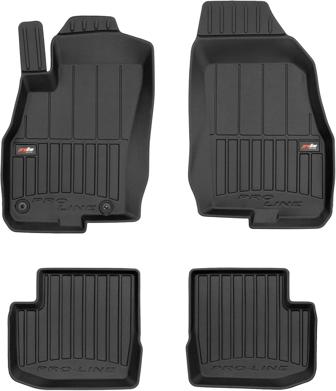SMK Gummimatten Auto fussmatten Satz für FIAT Punto EVO 2009-2012 Erleben Sie einen neuen Standard d