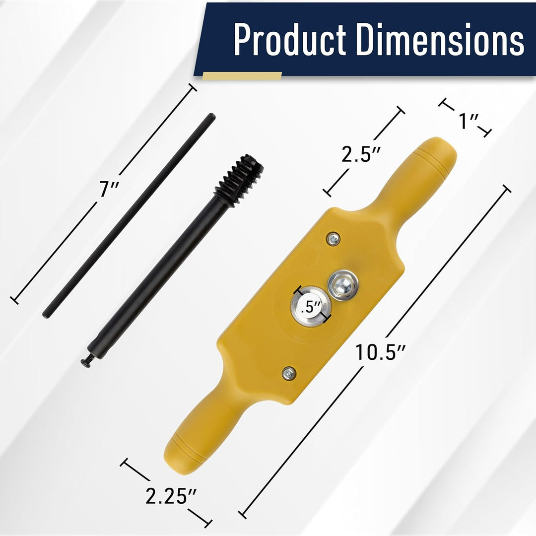 Kings County Tools Gewindebohrer- und Schneideisen-Set,1/2 Zoll Grösse,schneidet Aussen- und Innenge